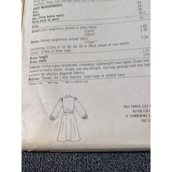 Simplicity Misses Dress Sewing Pattern sz 10-14 6200 - uncut - Picture 5 of 9